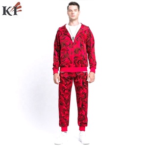 KEVEN IMPEX Conjuntos Deportivos de Dos Piezas para Hombre para Entrenamiento en el Gimnasio, Ropa Deportiva Impermeable Ligera de Poliéster/Algodón para Exteriores - Product Image 4