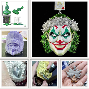 925 24kt เงินสเตอร์ลิงสีขาวทอง D VVS Moissanite ธรรมชาติห้องปฏิบัติการปลูกเพชรแนวฮิปฮอปสร้อยคอโซ่ชาย/หญิง - Product Image 4