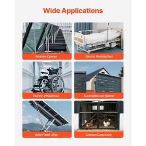 IP65 Waterproof 12V <b>Linear</b> <b>Actuator</b> 40 Inch Motion <b>Actuators</b> 675lbs/3000N 0.2"/s Speed Outdoor Use Mounting Bracket Cylinders - Product Image 6