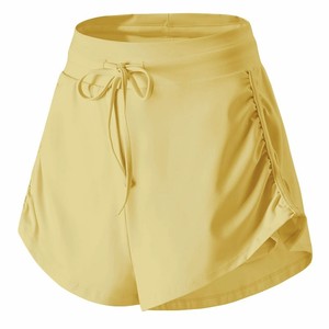 Shorts de sport décontractés d'été pour femmes, couleur unie, pour la course, le basketball, la taille haute, respirants, séchage rapide, pantalons de yoga - Product Image 5