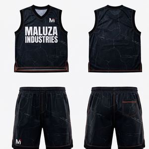 Maillot de basket-ball professionnel pour hommes, uniformes d'équipe avec impression par Sublimation, nom personnalisé, numéro, vêtements de sport d'entraînement sans manches - Product Image 6