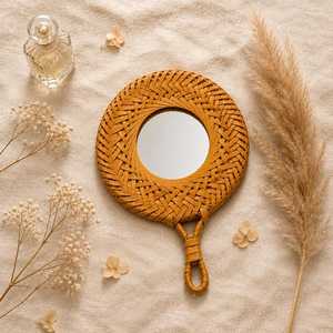 Vintage Portable Mirror <b>Frame</b> Lightweight Luxury Design for Outdoor And Indoor Use Wholesale B2B Supply - Product Image 1