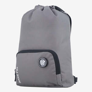 Mochila con cordón de piel de tiburón unisex Arctic Fox, bolsa de gimnasio de nailon resistente e impermeable para natación, baloncesto y playa - Product Image 3