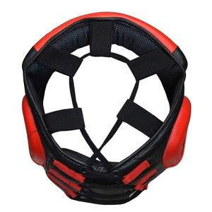 Protège-tête de boxe haut de gamme en cuir PU pour l'entraînement MMA, protection intégrale du visage, réglable, pour le sparring et l'utilisation en salle de sport - Product Image 3