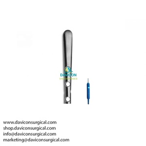 ที่มีคุณภาพสูงสแตนเลสอำนาจ3พอร์ตเกลียวทั่วไป Cannula ดูด - Product Image 2