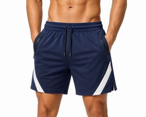 Men's Dark Gray Eco-Friendly Casual Quick Dry Sport Shorts with Drawstring Waist and Side Pockets Mid Length Athletic Wear - Product Image 3