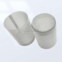 Filter Silinder Jaring Anyaman Kustom 304 316, Tabung Filter, Kartrid Filter, Dapat Digunakan Kembali, Untuk Pemolesan Elektrolit, Air Limbah Kimia