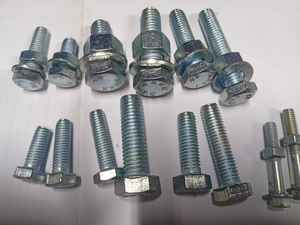 Perno Galvanizado, Perno Hexagonal con Acabado de Zinc, Perno Hexagonal, Tuerca Hexagonal, Perno con Cabeza Hexagonal, Tuerca para Perno MS, Perno - Product Image 5