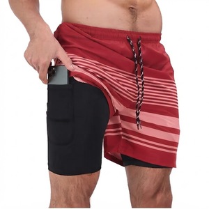 Shorts de Playa Casuales para Hombre, de Secado Rápido, Cintura Elástica, Personalizables al por Mayor, Trajes de Baño, Shorts de Surf - Product Image 3