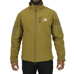 Nouvelle arrivée, veste softshell pour homme, chaude pour l'hiver, imperméable, fermeture éclair sur le devant, doublure en polaire douce, pour le travail et les voyages - Product Image 1