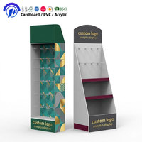 Support d'affichage en carton sur pied, écologique, recyclable, personnalisé, pour la publicité, utilisation en vente au détail, pour les présentoirs en papier