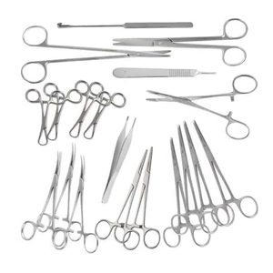ชุดเครื่องมือผ่าตัดเสริมจมูกคุณภาพดีที่สุด 19 ชิ้น ชุดเครื่องมือผ่าตัดจมูกแบบแมนนวล ทำจากสแตนเลส - Product Image 2