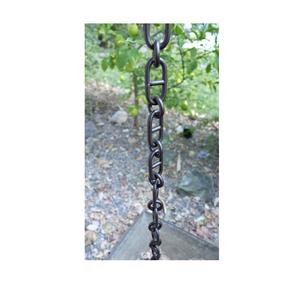 Chaîne de pluie en fer revêtu anti-rouille pour le contrôle des eaux de pluie en extérieur, chaîne décorative pour jardin et maison - Product Image 1