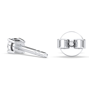 REYES CVD HPHT Lab Grown Diamond Screw Back Stud Earrings For Women Customized 14K Solid Gold Daily Wear Fine Jewelry - Product Image 4