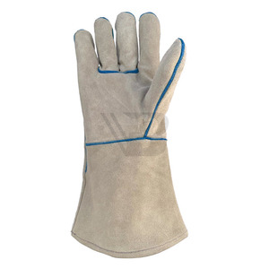 Hot Selling High Quality Leather Safety <b>Gloves</b> / New Style OEM Services Breathable Customized Protective Welding <b>Gloves</b> - Product Image 4
