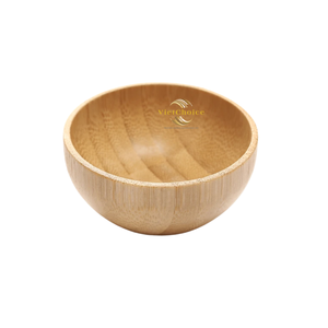 Bol de service en bambou naturel écologique, compatible micro-ondes, pour riz, salade, soupe, gâteau, fête, cuisine - Product Image 2