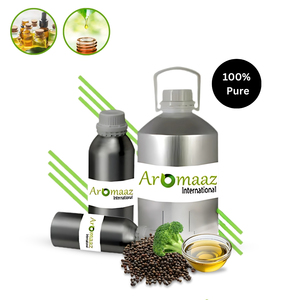 น้ำมันเมล็ดบรอกโคลีบริสุทธิ์ 100% จาก Aromaaz International สกัดเย็นเพื่อความงามและการดูแลผิวต่อต้านริ้วรอย - Product Image 5