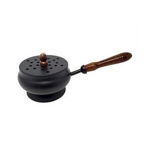 Quemador de Incienso de Hierro Hecho a Mano con Mango de Madera de Sándalo, Difusor Aromático para Uso en Todas las Estaciones - Product Image 5
