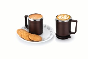 Mug élégant en acier inoxydable pour café et thé, tasse de qualité supérieure avec poignée pour la maison, le bureau, les voyages, cadeau, cuisine, boisson - Product Image 5