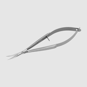 KDN.720 (155522) <b>Nail</b> Spring <b>Scissors</b> Sharp Arrow Pointed Tip Spring Loaded Cuticle <b>Scissors</b> Professional Micro Cuticle <b>Scissors</b> - Product Image 1