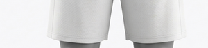 Shorts blancs pour hommes à taille élastique avec poches, coupe régulière, respirants, couleur unie, vêtements de sport d'été - Product Image 5