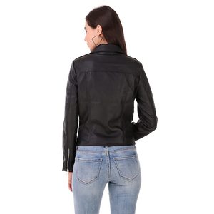 Chaqueta de Cuero de Oveja para Mujer, Diseño Acolchado e Impermeable, Personalización de Marca y Características Desmontables, Venta al Por Mayor Disponible - Product Image 4