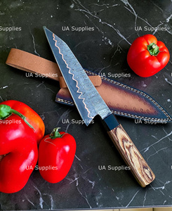 Couteau de chef en cuivre damas de qualité supérieure, couteau de cuisine forgé à la main, manche personnalisé, couteau de chef professionnel, OEM ODM en gros - Product Image 2