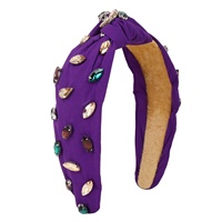Bandas de satén para el pelo de diseñador para mujeres y niños, bandas para la cabeza con cuentas bordadas hechas a mano, lazo multicolor, accesorio para el Día de San Valentín