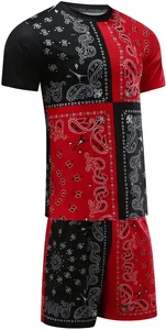 Ensemble chemise et short pour homme, été, respirant, 100% coton, personnalisé, manches courtes, style streetwear - Product Image 3