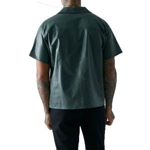 Chemises en cuir pour hommes, matière de qualité supérieure, design élégant, coupe confortable pour un usage quotidien et décontracté - Product Image 6