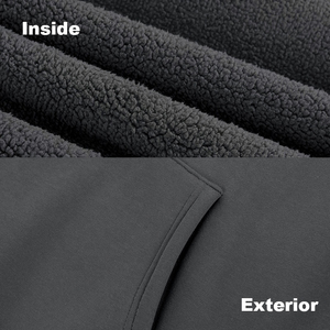 Sweat-shirts à capuche pour hommes en molleton épais 400 g/m² de haute qualité, coupe oversize, avec logo personnalisé, OEM, style streetwear, 100 % coton, anti-rétrécissement, collection automne - Product Image 4