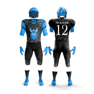 Uniforme de Fútbol Americano Personalizado, Transpirable y de Secado Rápido, para Prácticas Juveniles, Sublimado, con Combinación de Colores del Equipo y Nombre del Jugador - Product Image 5