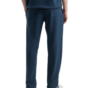 Pantalon de jogging droit pour homme, coupe décontractée, taille élastique avec cordon de serrage, poches, personnalisable OEM, streetwear décontracté - Product Image 2