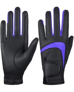 Gants de cyclisme professionnels pour hommes et femmes, résistants à l'usure, antidérapants, en cuir, avec fermeture à cordon, gants d'équitation - Product Image 3