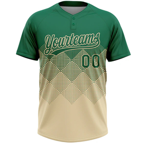 เสื้อเบสบอลซอฟต์บอลแบบซับลิเมชั่นสองกระดุม ชุดยูนิฟอร์มสั่งทำได้สำหรับเด็ก วัยรุ่น ผู้ชาย ผู้หญิง ชุดกีฬา - Product Image 4