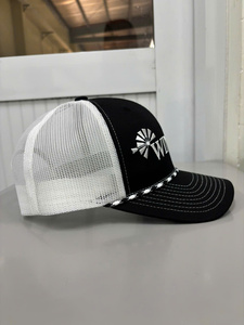 Vietnam Manufactured Custom 2D Embroidery 6 Panel Structured Breathable Mesh Back Trucker <b>Hat</b> with Rope <b>for</b> <b>Weddings</b> <b>Wedding</b> <b>Hat</b> - Product Image 5