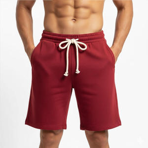 Custom Men's Sweat Shorts Premium Nylon/<b>Acrylic</b> Fleece Elastic Waist Casual Baggy Athletic Workout Gym Sports Streetwear Color - Product Image 1
