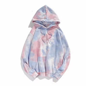 Sudaderas con capucha de poliéster y algodón ligeras para hombre, con efecto tie-dye, transpirables y duraderas, precio económico, tallas grandes, antibacterianas. - Product Image 4