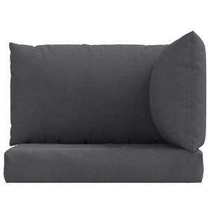 3pcs Anthracite Melange Fabric Outdoor <b>Pallet</b> <b>Cushions</b> Versatile & Stylish Pillow Collection - Product Image 4