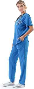 Vêtements médicaux extensibles dans quatre directions, flexibilité maximale, haute endurance, vêtements de santé, uniforme d'hôpital pour femmes - Product Image 6