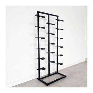 Luxury Gold <b>Shoe</b> <b>Rack</b> Three Tier Geometric Frame Space Saving Organizer Strong Stable Design Modern Home Display Storage - Product Image 5