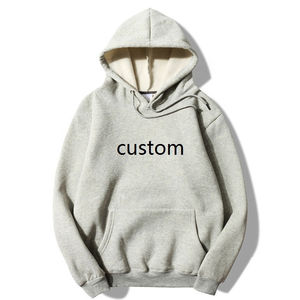 Sudadera con Capucha Unisex Personalizada de Felpa, Mezcla de Algodón Suave, Ropa de Invierno, Estilo Casual Urbano, Logotipo Bordado en la Parte Delantera, Forro Transpirable - Product Image 3