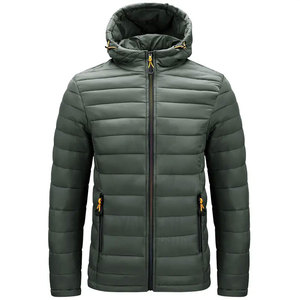 2023 High Street Men's Windproof Puffer <b>Jacket</b> High Quality Stand Collar Winter Coat <b>Warm</b> Hood Comfortable Padding New Fashion - Product Image 1
