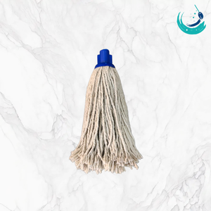 KSR High Quality Cotton White Yarn Socket <b>Mop</b> Heads with Four Colour Clip Holder for Floor Cleaning System Cut End - Product Image 1