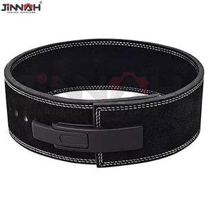 Top Selling Comfortable Back Support Lever <b>Belts</b> Genuine Leather Adjustable Lever Weight Lifting <b>Belt</b> With Steel Buckle - Product Image 4