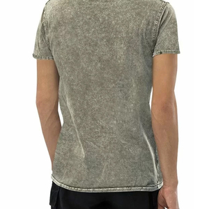 เสื้อยืดเจอร์ซีย์วินเทจย้อมสีแบบแอซิดวอชคุณภาพพรีเมียมสั่งทำขายส่ง ผ้าฝ้าย 100% สตรีทแวร์ ราคาถูก สินค้าขายดี - Product Image 5