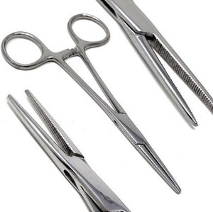 Pinces chirurgicales droites pour artères, pinces chirurgicales courbées pour artères, instruments médicaux, pinces moustiques - Product Image 5