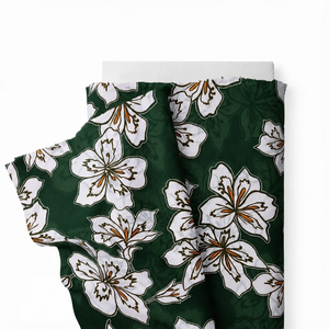 Asili Blossom Poplin Kalamu Lily Premium – Le Popeline Forêt Africaine : L'Élégance Sans Effort de la Toile Botanique Africaine - Product Image 1