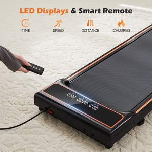 Tapis de marche portable compact Tapis de course Réglages de vitesse réglables Contrôles conviviaux Fitness Équipement de fitness en plein air - Product Image 5
