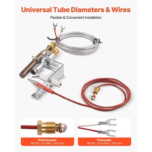 Gruppo Pilota Gas OE 103779-01 PP231 NG8218 per Accensione a Gas Naturale, Ricambio Compatibile con Modelli CIVF-25 VFSR-18 per Caminetti - Product Image 6